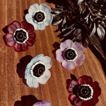 Vintage Flower-Anemone-　ピアス/イヤリング