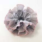 chiffon / gray check
