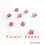 再販2 strawberry flower beads 