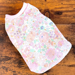 ピックアップSALE☆犬服　ジュエリーブーケ　ピンク　タンクトップ　ハンドメイド