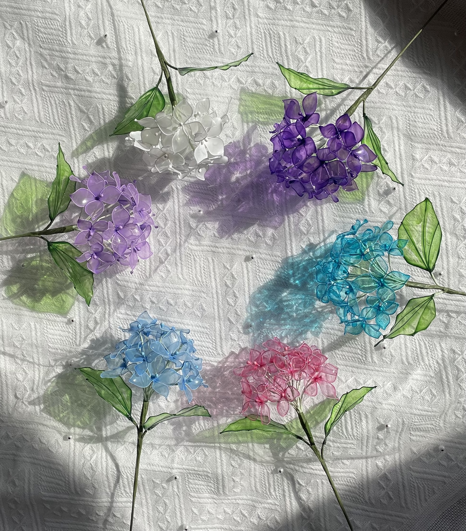 365日愛され紫陽花♡枯れない紫陽花🩵🤍💜💙🩷花束 ギフト