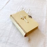 【フランス直輸入】アイボリーセルの枯れた色あいの表紙が美しい アンティーク聖書 （ドイツ語）