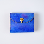 flap mini wallet [ 宇宙 ] オコシ金具 ver. ミニ財布 コンパクトウォレット 星空 銀河