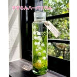 すずらんハーバリウム　円柱瓶 Mサイズ