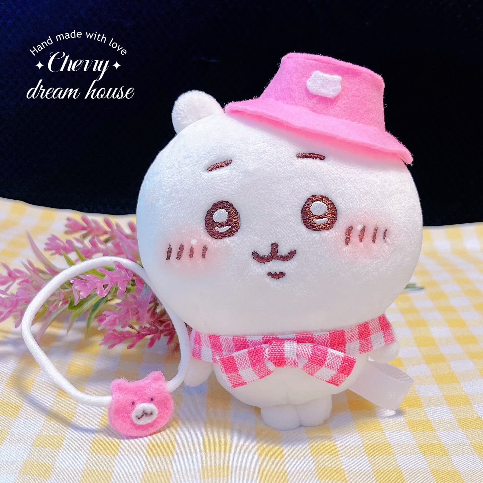 ぬい服 10cm 着せ替え ちいかわ ハチワレ ピクニック衣装 3点セット