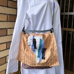 【軽やか3way】ハギレコラージュお散歩ポシェットD