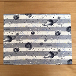 【サイズ選べます】ランチョンマット  宇宙🪐星座　グレー　(裏地なし)　30×40  35×45 、、、40×60