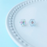 ピアス イヤリング ドライフラワー ワンポイント 小さい 軽い シンプル 春 スプリング 花 フラワー 母の日 プレゼント  〖 小さな春の花 〗