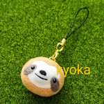 【再販】ナマケモノ★ストラップ★羊毛フェルト