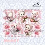 Princess cats1コラージュペーパー【No.b21】