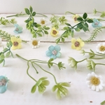 【再販×2】小花とグリーンの花材詰め合わせ.*🍃花材・造花・アーティフィシャルフラワー・パーツ