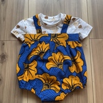 【オーダー】【1歳size】ブルマロンパース　80size程度