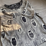 【送料込】maffon マフォン　Tシャツ　L  ふくろう
