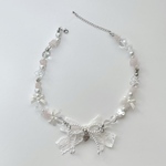 Yasmine <ビーズネックレス> <リボンネックレス> <リボン>