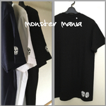 シンプル大人Ｔシャツ/monster mania こだわりドクロモチーフ