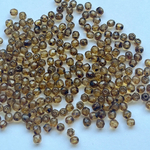 チェコビーズ　１００個ファイアポリッシュ約3mm