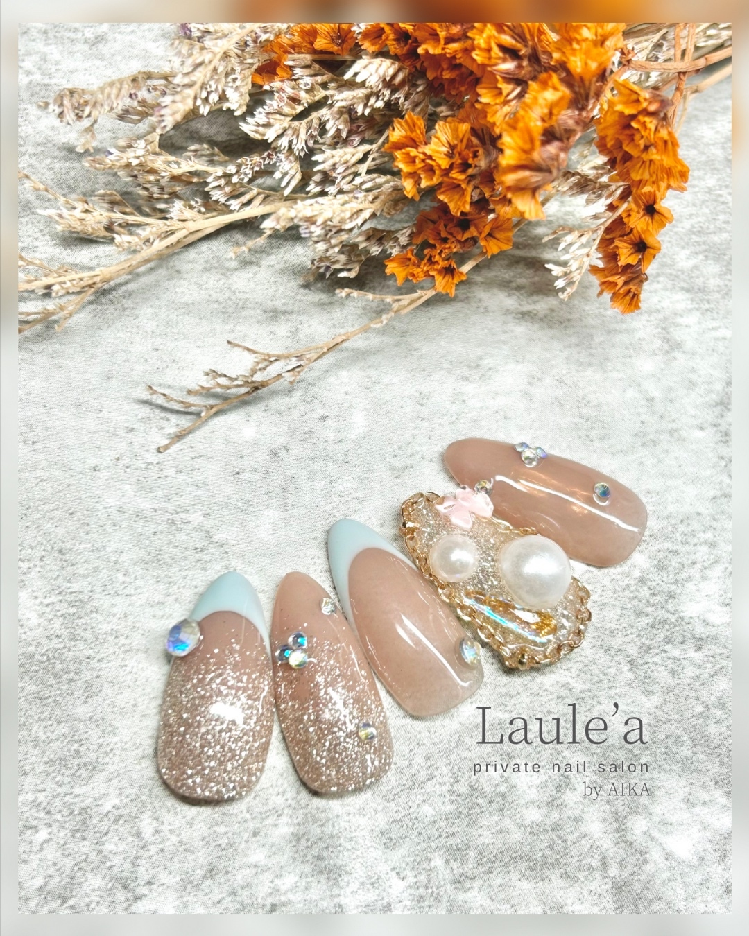 ネイルチップ 量産型 推し緑 名前ネイル ラメ リボン ガーリー #74 ネイルチップ 量産型 推し緑 名前ネイル ラメ リボン ガーリー