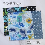送料無料☆幼稚園·保育園 ランチマット 25×30 2枚セット