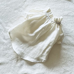 犬服　S前丈短シャーリング　カラーズ　ガーゼアイボリー