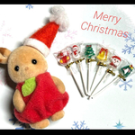 ミニチュア　クリスマス　キャンディ