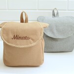 ʕ •ɷ• ʔo[ 一升餅 くまみみベビーリュック　ふんわりやわらかワッフル ]o　