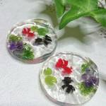 今季ラスト販売  金魚の游ぐ池水面version箸置き