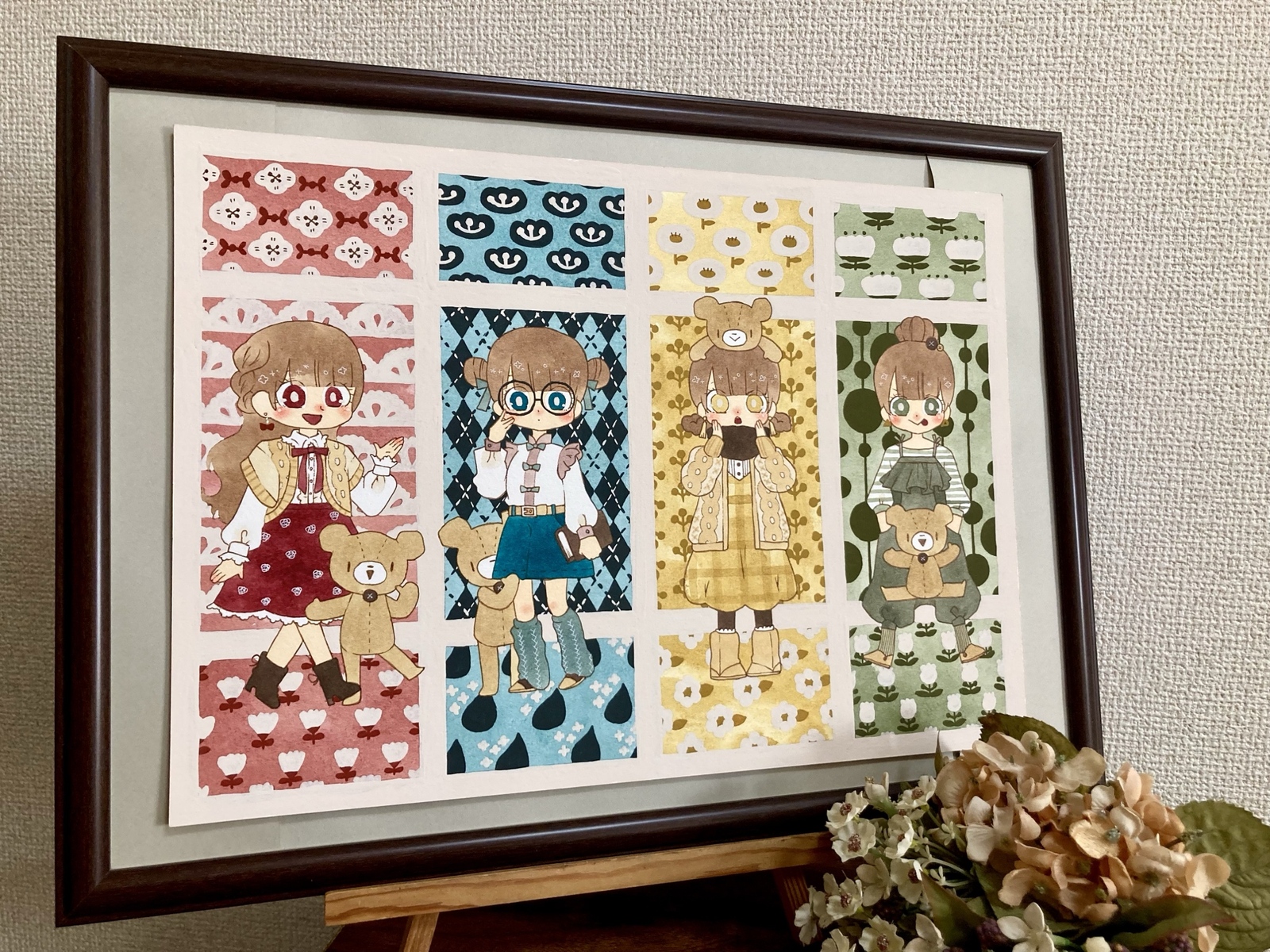 よんしょく<イラスト原画> 9,360円