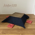 10%OFF‼️ こたつ(14cm)セット 1/6  ミニチュア家具 ドールハウス   