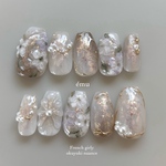 French girly nuance flower
