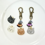 【再販】ハロウィン。カワイイ愛猫キーホルダー。