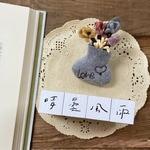 ★4月新入荷★[微瘋畫室Breezy Studio] [WF-014A] 手書時間系列 001-天氣(晴曇風雨) 木製スタンプ4個セット