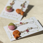 《受注生産》桜餅とかじりかけたい焼きイヤリング／ピアス♡フェイクスイーツ