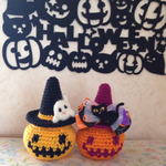 ハロウィンセット〈ネコ&オバケ〉