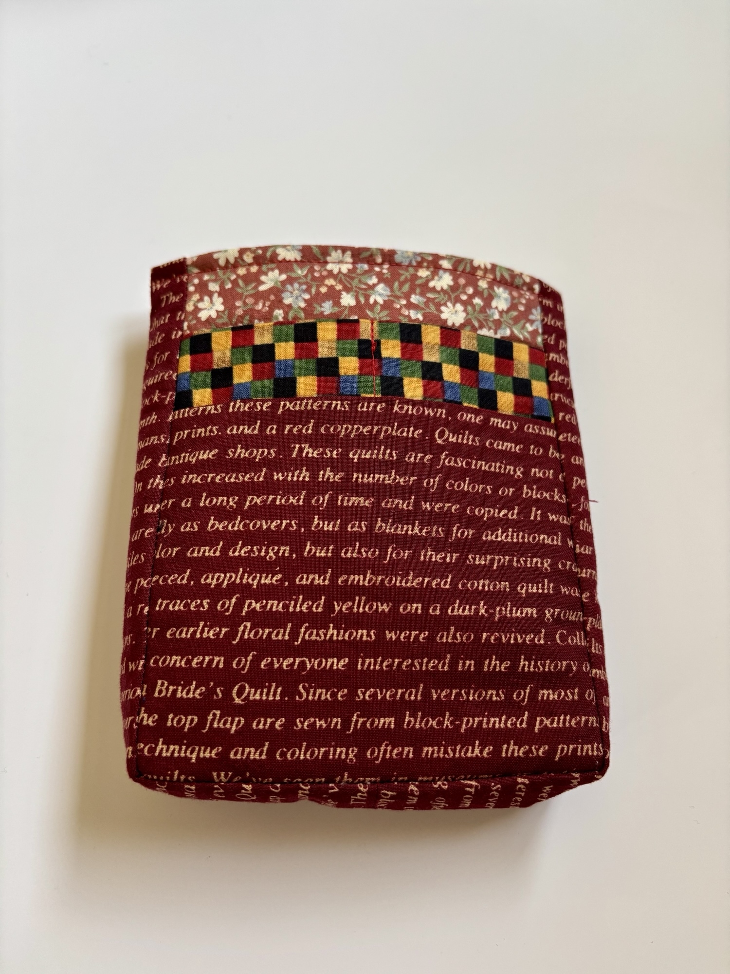 ハンドバッグ　赤い花柄刺繍　パッチワーク 22b1ab0f243664202bf351b145155c