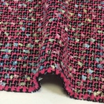 Fancy tweed☆Cherry pink 【ハーフ幅約73cm×約90cm】