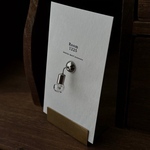 【片耳用】ブラケットライトの耳飾り/シルバー