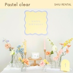 【往復送料無料】おうちスタジオレンタル　Pastel clear〜パステルクリア〜