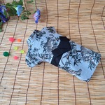 虎ガオー浴衣（グレー）DＳ　犬服　浴衣