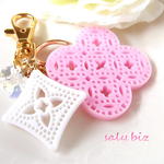 saly☆かわいいー！お花のキーホルダー