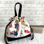 洗える♪ 保冷＆保温　ランチバッグ　保冷バッグ　ランチバッグ　クーラーバッグ　お弁当袋　お弁当入れ　保冷　アイスリング　男の子　女の子　お弁当　給食　巾着