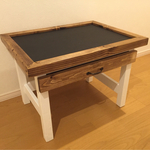 キッズテーブル 黒板お絵描きリバーシブル