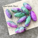 10pcs★beads・ mysterious marble glass（ガラスビーズ）