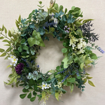 🪷グリーンリースGreen wreath 25㎝🪷アーティフィシャルフラワー（造花）🪷リースのある暮らし始めましょう