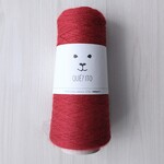 [編み図付+390円] ベビーアルパカ100%毛糸 150g巻 レッド