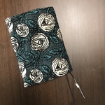 文庫本用ブックカバー　ミナペルホネン rosy スリーピングローズ　ハンドメイド 