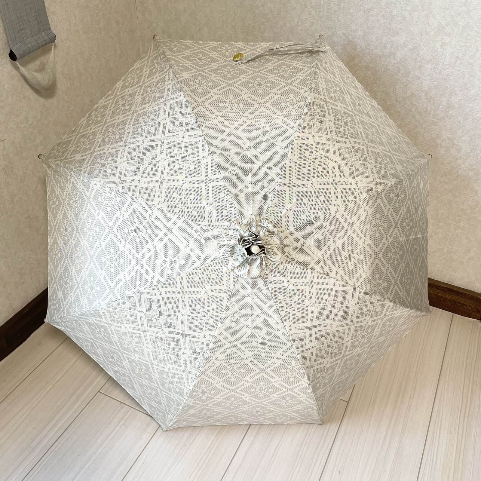 送料無料　白大島の日傘　夏帯
