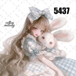 original sticker « no.5437 »     //     人物ステッカー オリジナルステッカー オリジナル人物ステッカー ステッカー cotton melody 