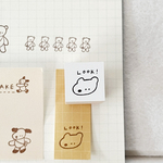 【2×2cm】Look!くまちゃん