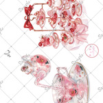 ℳ. xoxoshop オリジナル装飾ステッカー 期間限定チェリーシリーズ5月10日まで