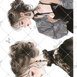 ℳ. xoxoshop オリジナル人物ステッカー